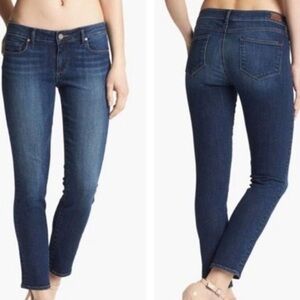 PAIGE Peg Skinny Jeans Medium Wash Sz 27 Women
